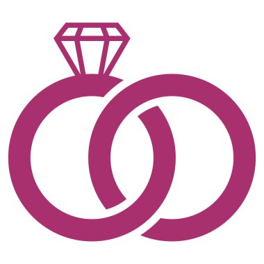 Alyans vektör simgesi