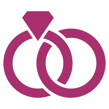 Alyans vektör simgesi