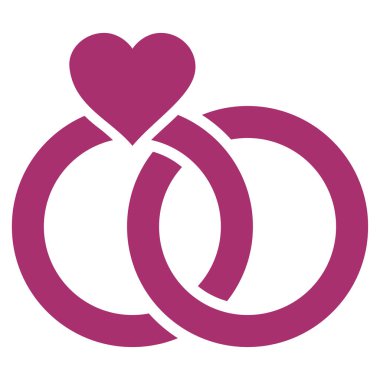 Alyans vektör simgesi