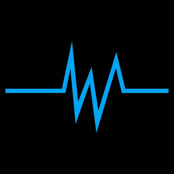 Icône vectorielle de signal d'impulsion — Image vectorielle