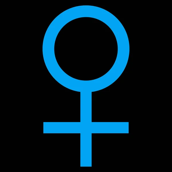 Ícone do vetor do símbolo da fêmea de Vênus —  Vetores de Stock