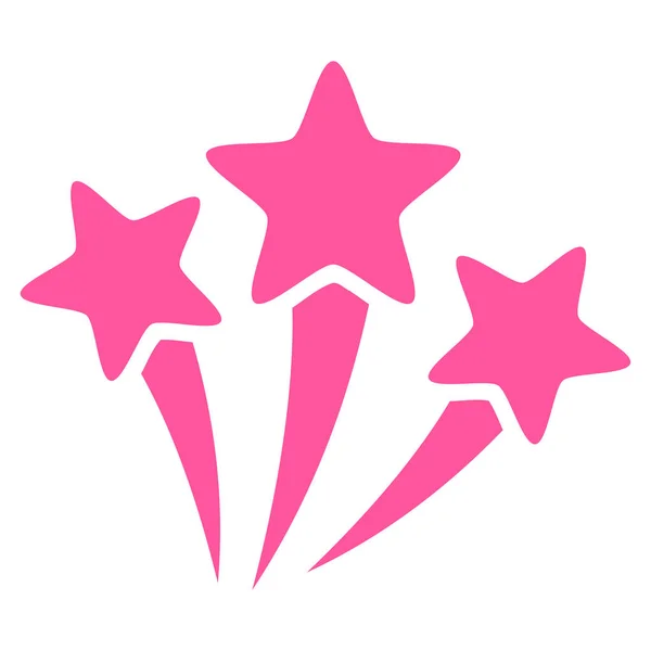 Estrella fuegos artificiales Vector icono — Archivo Imágenes Vectoriales