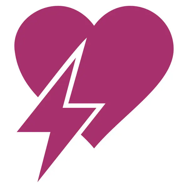 Corazón Shock Vector icono — Archivo Imágenes Vectoriales