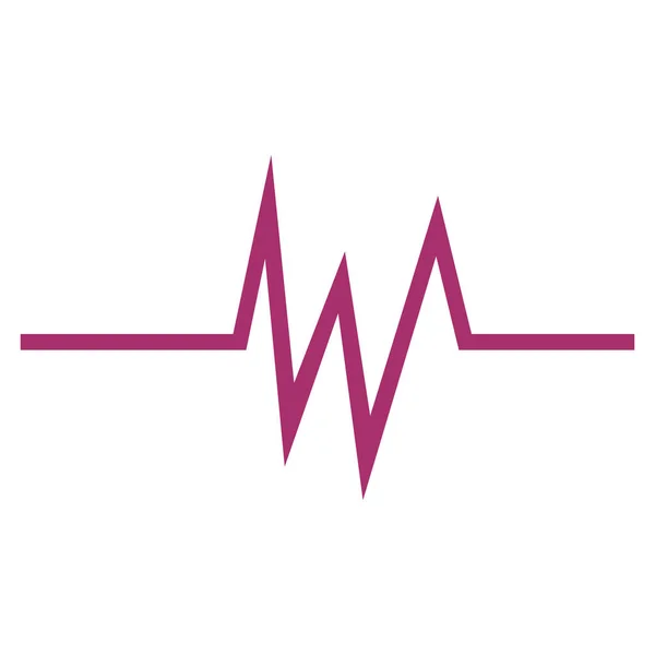 Pulse Signal Vector Icon — Stock Vector