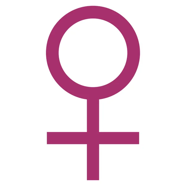 Venus weibliches Symbol Vektor-Symbol — Stockvektor