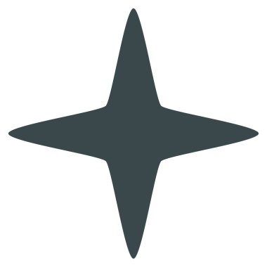 Işıltı vektör yıldız simgesi