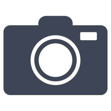 Fotoğraf kamerası vektör simgesi