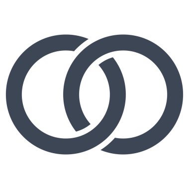 Alyans vektör simgesi