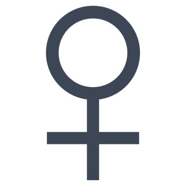 Venüs kadın simge vektör simgesi