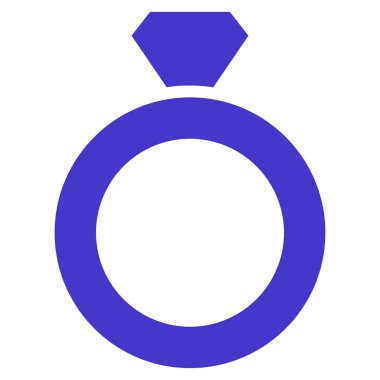 Elmas halka vektör simgesi