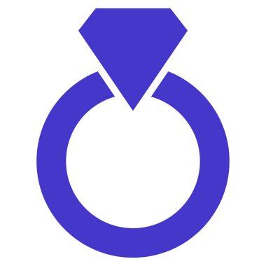 Elmas halka vektör simgesi