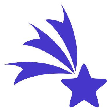 Düşen yıldız vektör simgesi