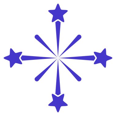 Fireworks vektör simgesi