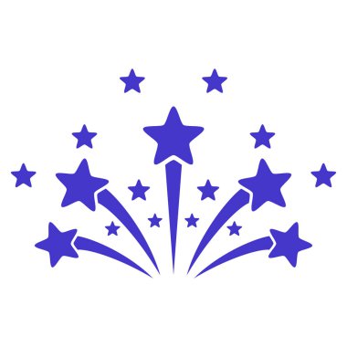 Yıldız Fireworks vektör simgesi