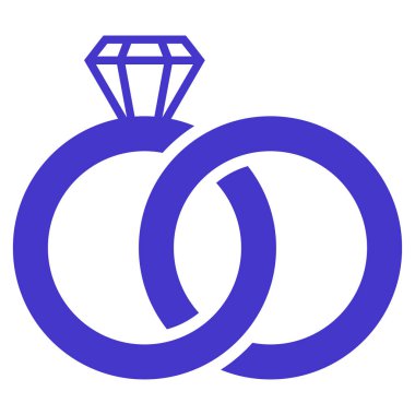 Alyans vektör simgesi