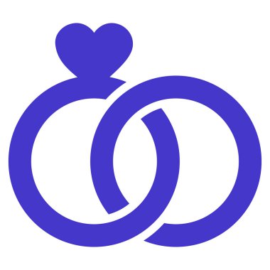 Alyans vektör simgesi