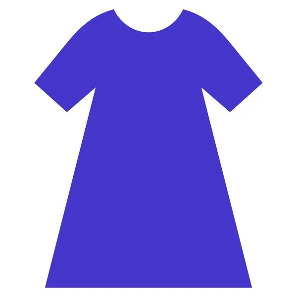 Mujer vestido vector icono — Vector de stock