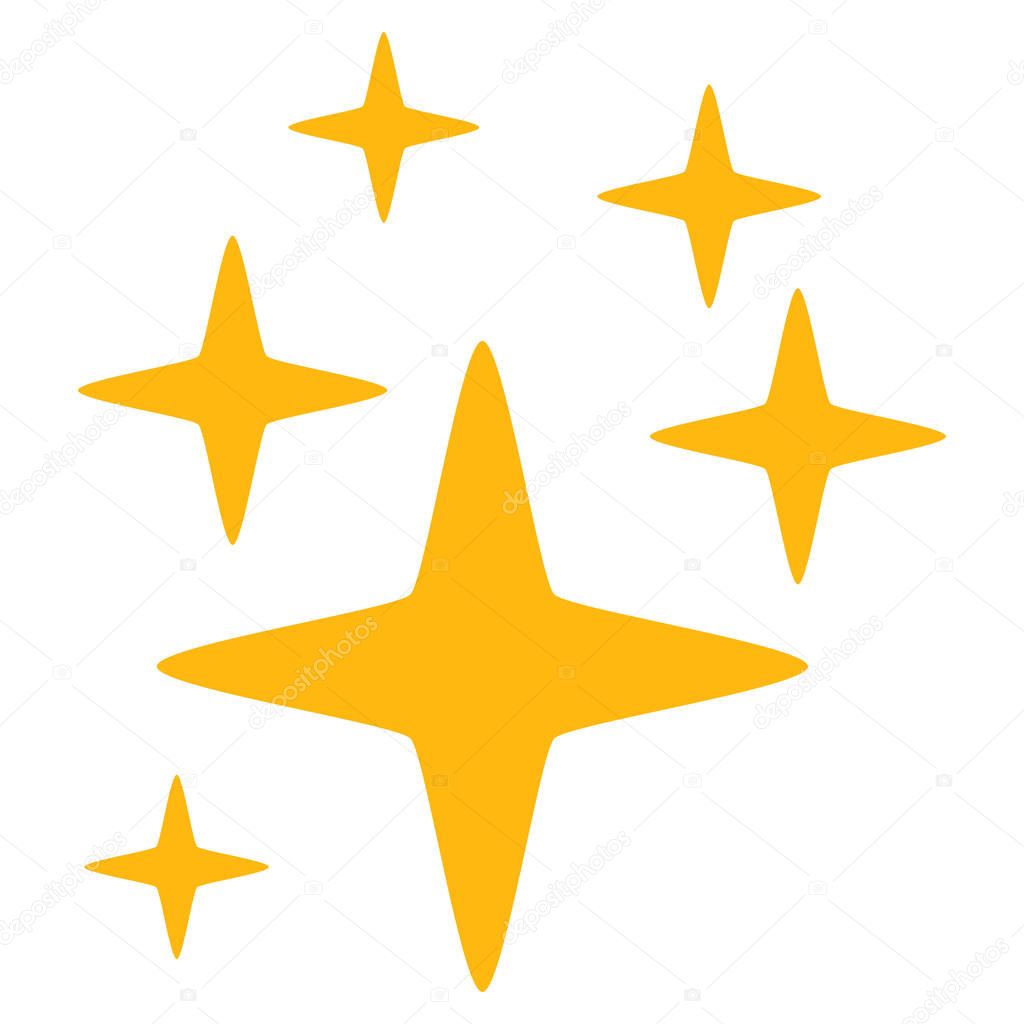 Download Sparkle Stars Vector Icon — Stock Vector © anastasyastocks ...