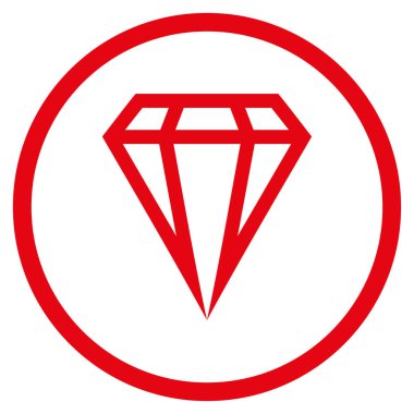 Taş yuvarlak vektör simgesi