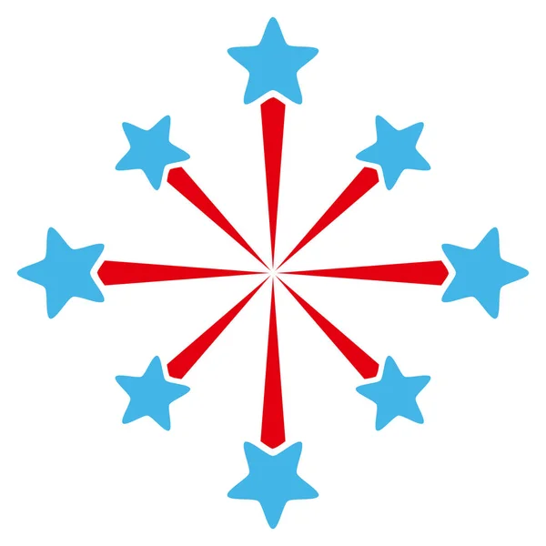 Star Burst fyrverkerier vektor symbol — Stock vektor