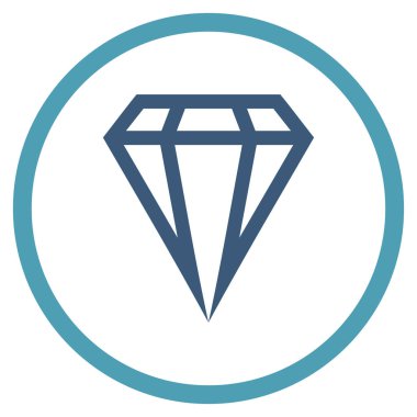 Taş yuvarlak vektör simgesi