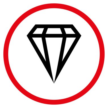 Taş yuvarlak vektör simgesi