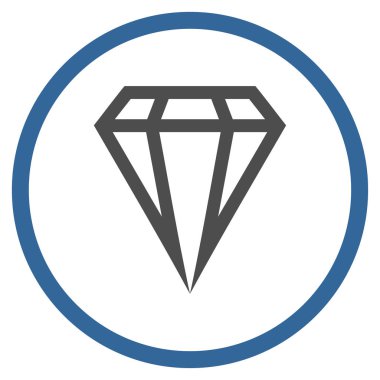 Taş yuvarlak vektör simgesi