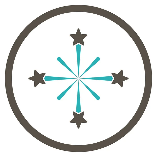 Фейерверк векторной иконы — стоковый вектор