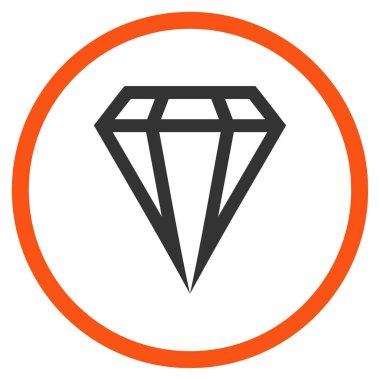 Taş yuvarlak vektör simgesi