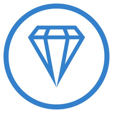 Taş yuvarlak vektör simgesi