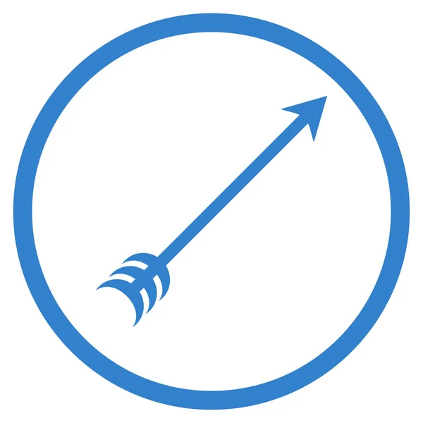 Flecha redondeada Vector icono — Archivo Imágenes Vectoriales