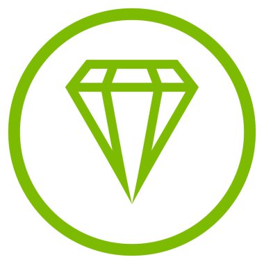 Taş yuvarlak vektör simgesi