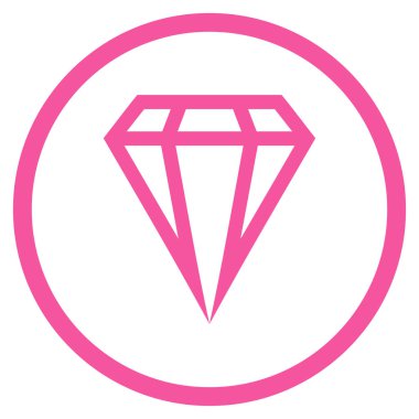 Taş yuvarlak vektör simgesi