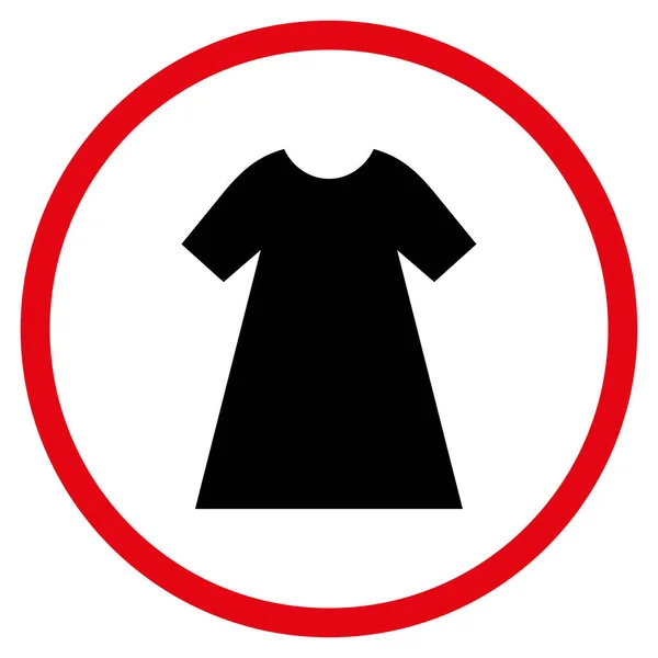 Mujer vestido redondeado Vector icono — Archivo Imágenes Vectoriales