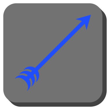 Ok yuvarlak kare düğme