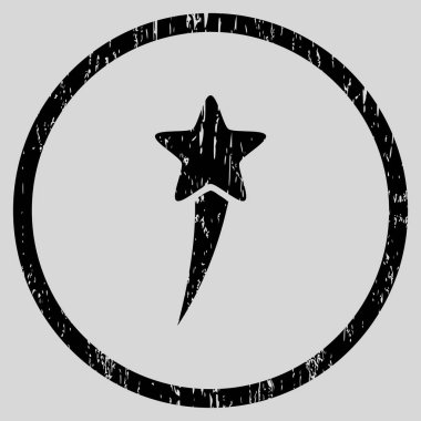 Star başlangıç yuvarlak grenli doku simgesi