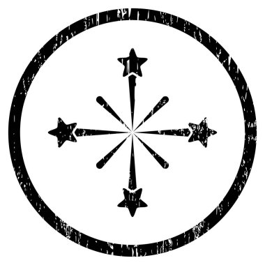 Havai fişek yuvarlak grenli doku simgesi