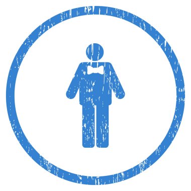 Damat yuvarlak grenli doku simgesi