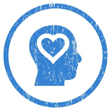 Kafa aşık grenli doku simgesini yuvarlak