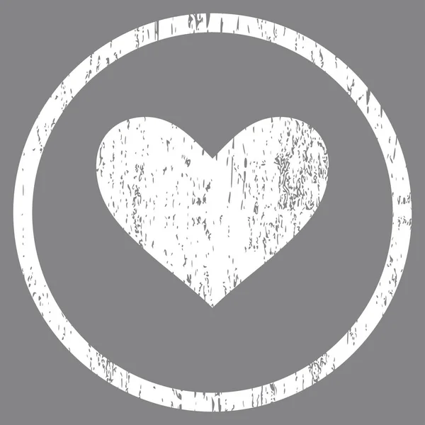 Ікона кохання серце округлої гранітної текстури — стоковий вектор