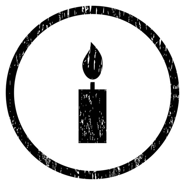 Candle Rounded Grainy Texture Icon