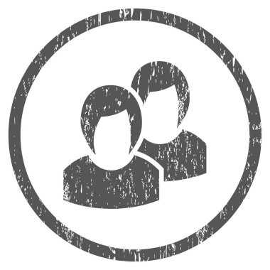 Kadınlar yuvarlak grenli doku simgesi