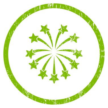 Küresel havai fişek grenli doku simgesini yuvarlak