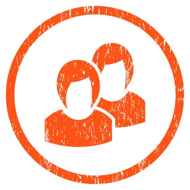 Kadınlar yuvarlak grenli doku simgesi