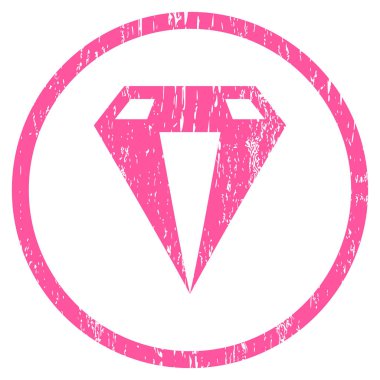 Elmas yuvarlak grenli doku simgesi