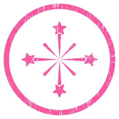 Havai fişek yuvarlak grenli doku simgesi