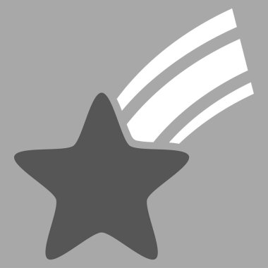 Düşen yıldız vektör simgesi