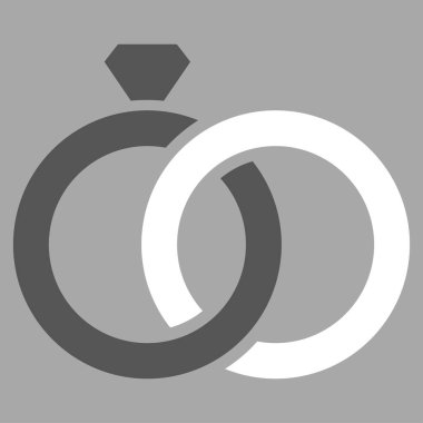 Mücevher yüzük vektör simgesi