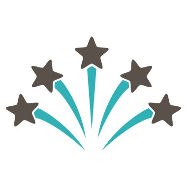 Havai fişek patlama vektör simgesi