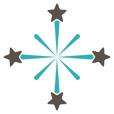 Fireworks vektör simgesi